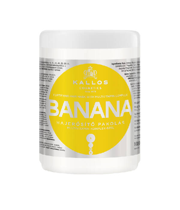 KALLOS BANANA - emolientowa maska z ekstraktem z banana min 1