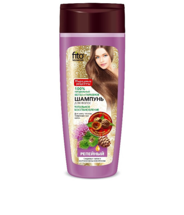 FITOKOSMETIK ŁOPIAN - łagodny szampon wzmacniający z żeń-szeniem
