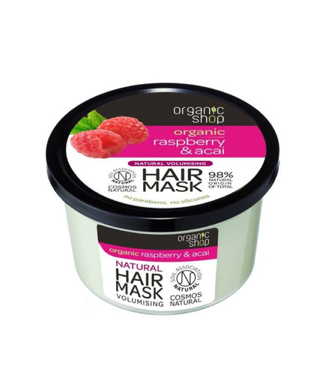 Organic Shop Raspberry & Acai Hair Mask 250 ml