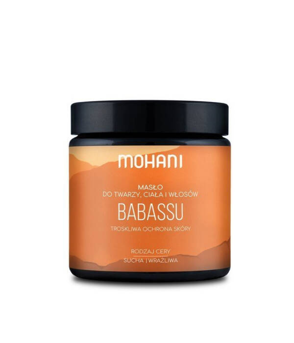 MOHANI BABASSU - odżywcze masło do włosów niskoporowatych min 1