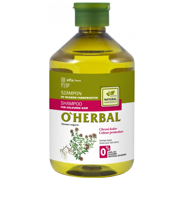 O'Herbal szampon do włosów farbowanych
