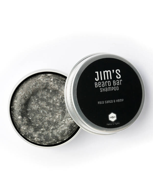 HERBS&HYDRO SZAMPON DO BRODY JIM'S BEARD - delikatny szampon z białą glinką PUSZKA min 1
