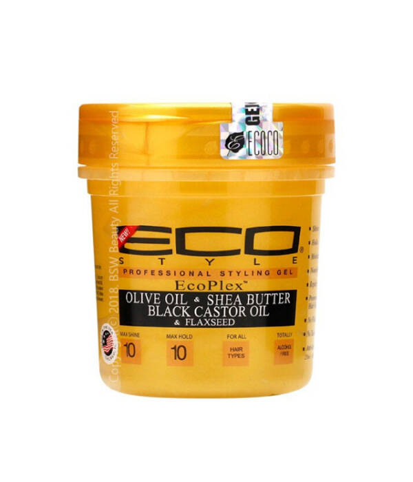 ECO STYLE GOLD - żel do stylizacji z oliwą z oliwek i olejem rycynowym 236 ml min 1