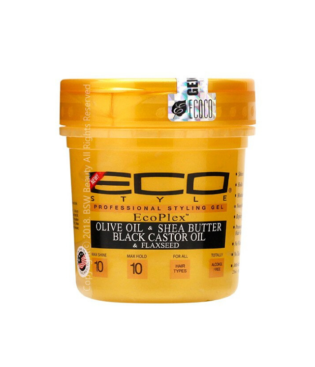 Eco Style Gold żel do stylizacji oliwa olejem rycynowy 236-ml