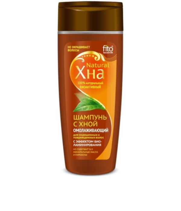 FITOKOSMETIK BIOLAMINUJĄCY - łagodny szampon do włosów farbowanych z cassią min 1