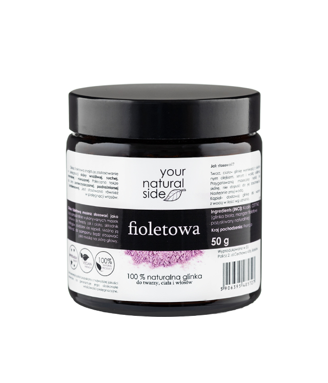 Your Natural Side fioletowa glinka 50 g