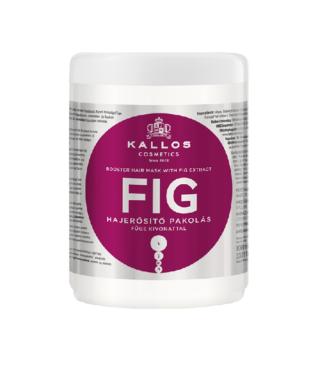 Kallos Fig maska do włosów duży słój 1000 ml