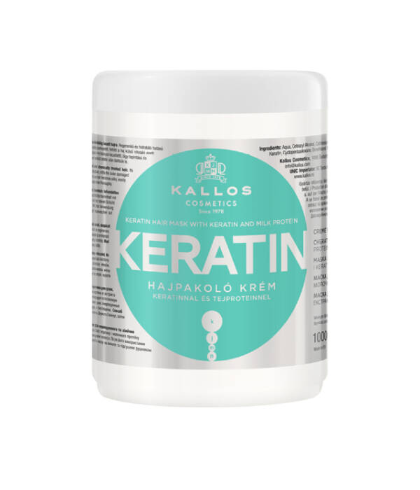 KALLOS KERATIN - odbudowująca odżywka do włosów