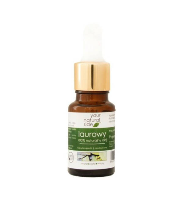 YOUR NATURAL SIDE OLEJ LAUROWY - nierafinowany olej o balsamicznym zapachu, przeciwłupieżowy min 1