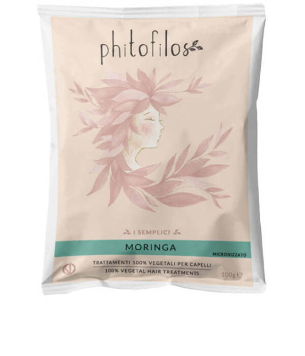PHITOFILOS MORINGA - źródło protein roślinnych, objętość i regeneracja włosów min 1