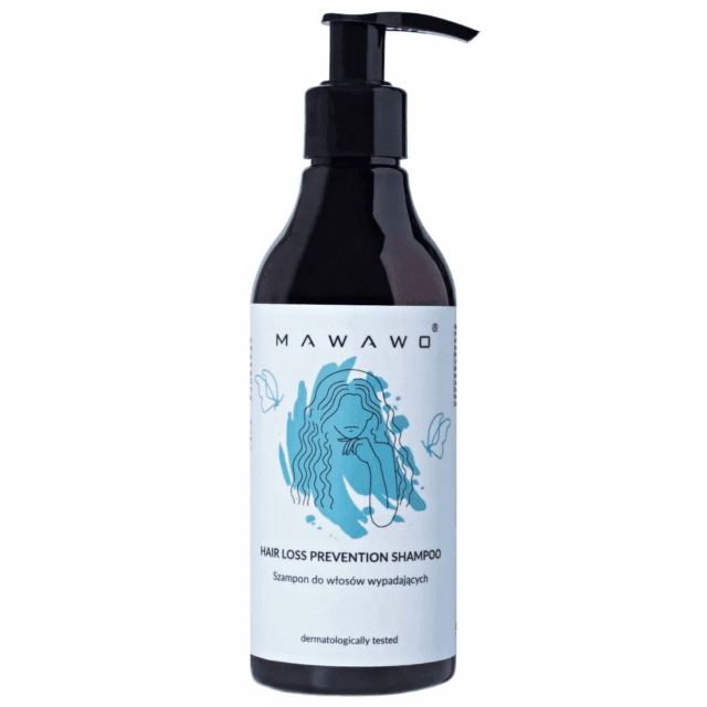 MAWAWO HAIR LOSS PREVENTING SHAMPOO - delikatny szampon do włosów wypadających z krwawnikiem 250 ml