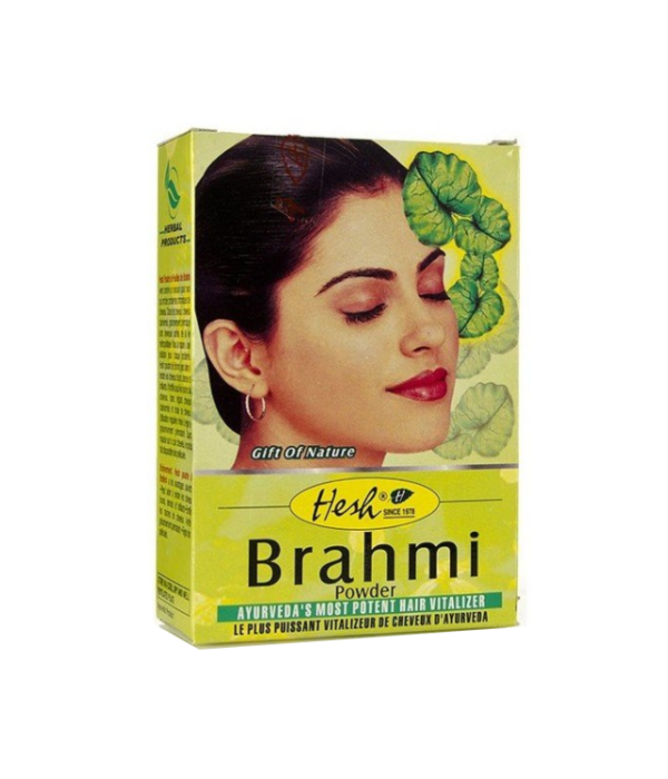 OUTLET* Hesh, Brahmi - puder 100 %, ajurwedyjska pielęgnacja problemowej skóry głowy