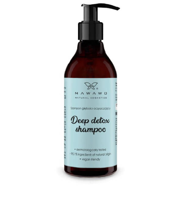 MAWAWO DEEP DETOX SHAMPOO - delikatny szampon głęboko oczyszczający z glinką
