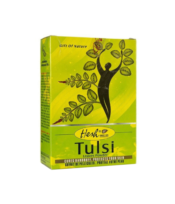 OUTLET* Hesh, Tulsi - puder 100 %, ajurwedyjska pielęgnacja problemowej skóry głowy