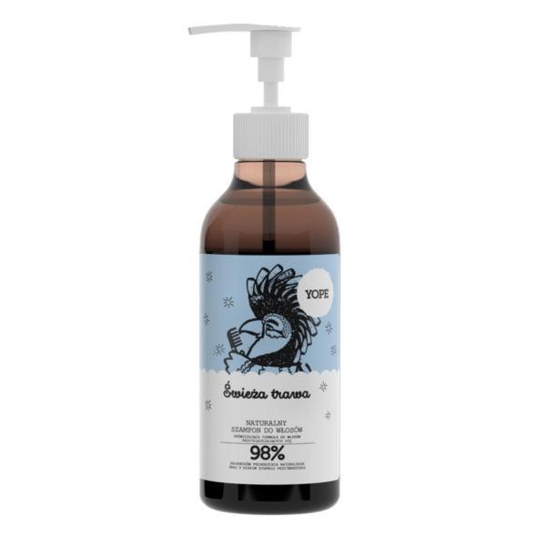YOPE ŚWIEŻA TRAWA – zestaw szampon oczyszczający i odżywka nawilżająca min 3