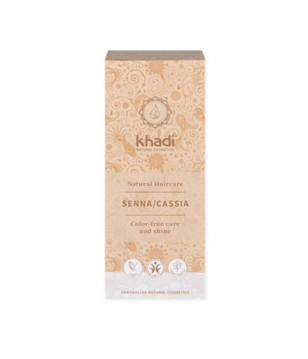 KHADI CASSIA - naturalne zioła barwiące, pogrubienie, wzmocnienie i ozłocenie koloru włosów