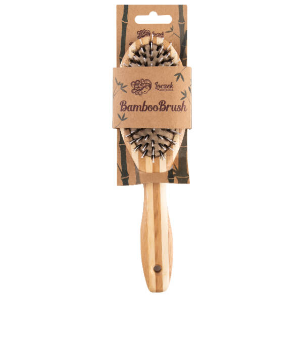 LOCZEK BAMBOO BRUSH - szczotka bambusowa z włosiem dzika min 5