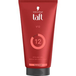 TAFT LOOKS V12 POWER GEL SPEED HOLD - bardzo mocny żel do stylizacji włosów falowanych i kręconych