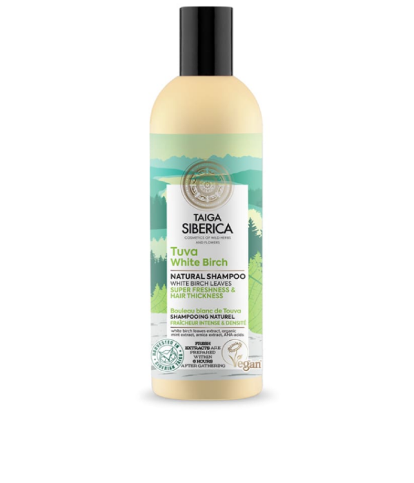 TAIGA SIBERICA WHITE BIRCH - oczyszczający szampon z białą brzozą