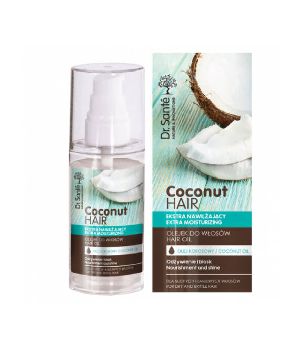 DR. SANTE COCONUT HAIR OLEJEK DO WŁOSÓW - serum silikonowe z olejem kokosowym