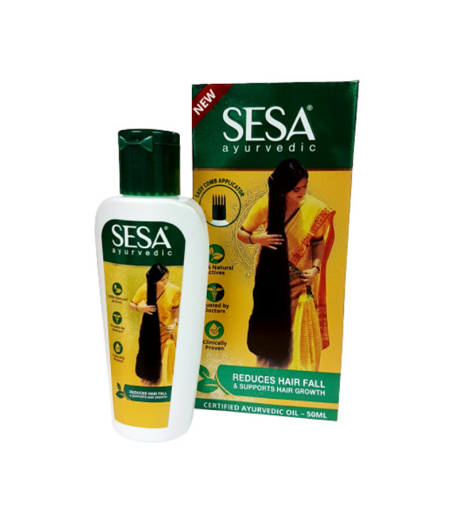 SESA - indyjski olejek na porost włosów z ajurwedyjskimi ziołami 50 ml