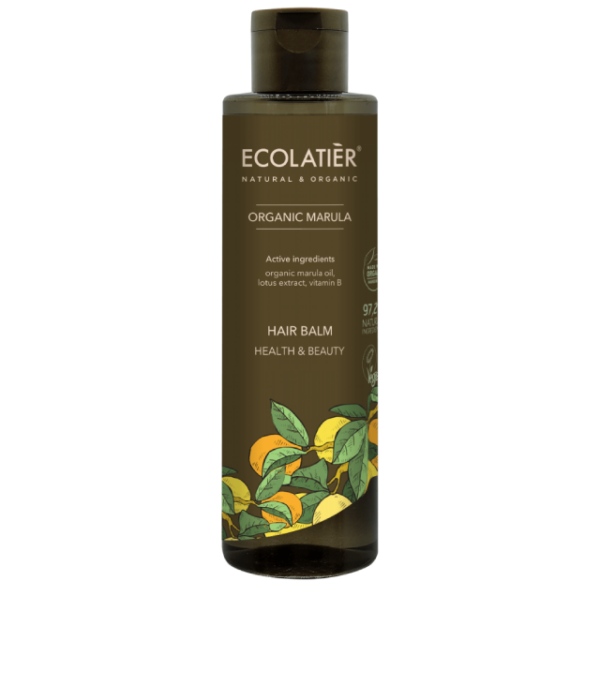 OUTLET* ECOLATIER ORGANIC MARULA – balsam do włosów z organicznym olejem marula min 1