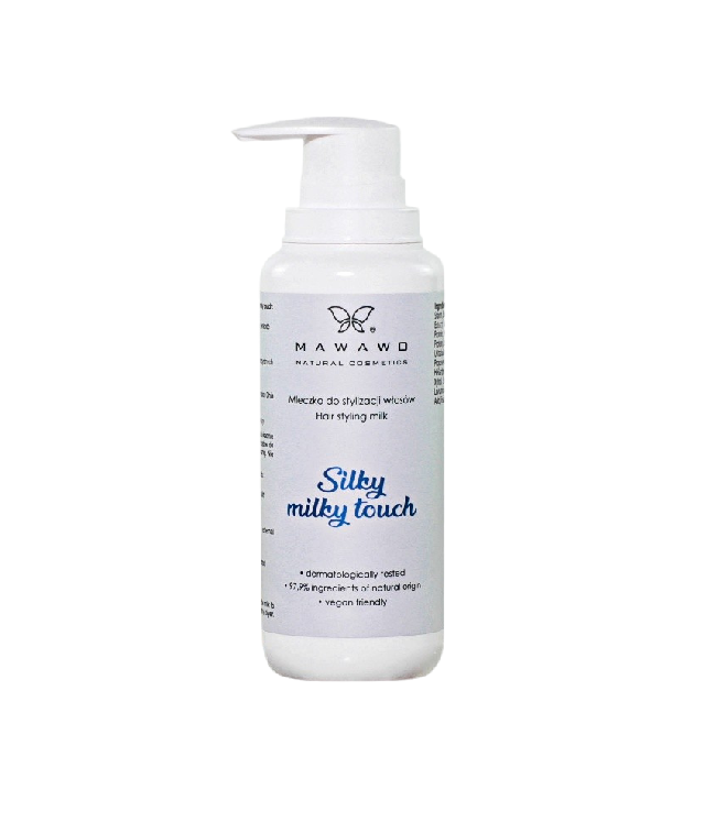 Mawawo Silky Touch mleczko do stylizacji włosów kręconych opakowanie z dozownikiem 200 ml