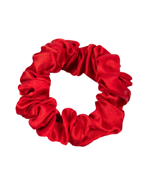ONLYGHD satynowa scrunchie - scarlet