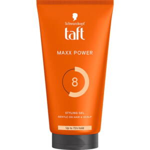 TAFT MAXX POWER 8 - mocny żel stylizujący do włosów kręconych i falowanych