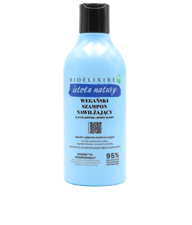 BIOELIXIRE ISTOTA NATURY - łagodny szampon nawilżający 400ml