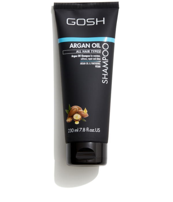 GOSH ARGAN OIL - oczyszczający szampon do włosów z olejem arganowym