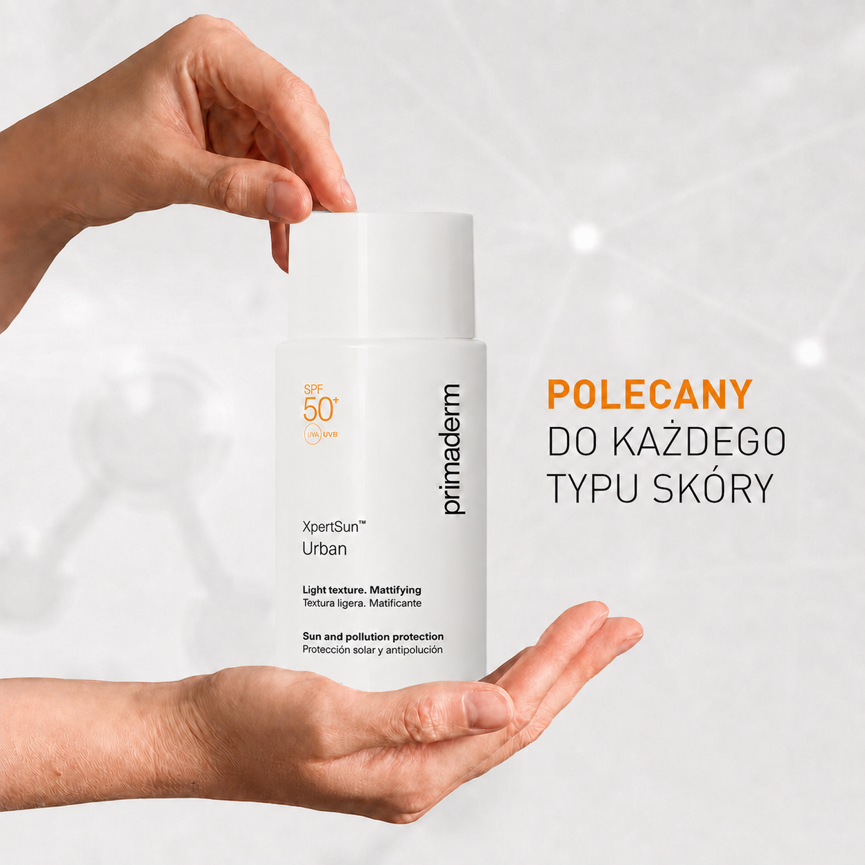 PRIMADERM XPERTSUN Urban Przeciwsłoneczny krem ochronny do twarzy z filtrem SPF 50+