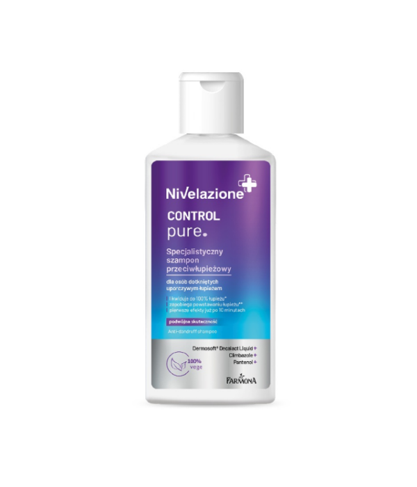 NIVELAZIONE CONTROL PURE - mocny, oczyszczający szampon specjalistyczny przeciwłupieżowy