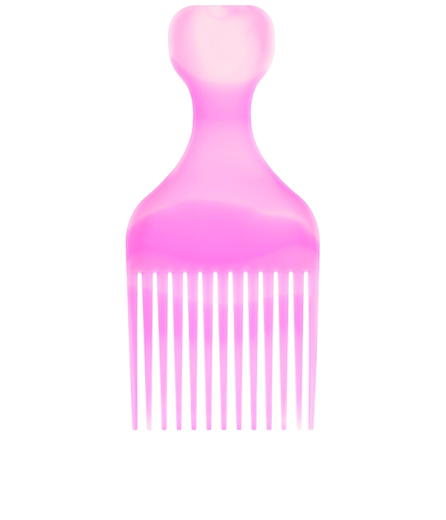TOP CHOICE AFRO PICK – grzebień do włosów kręconych różowy