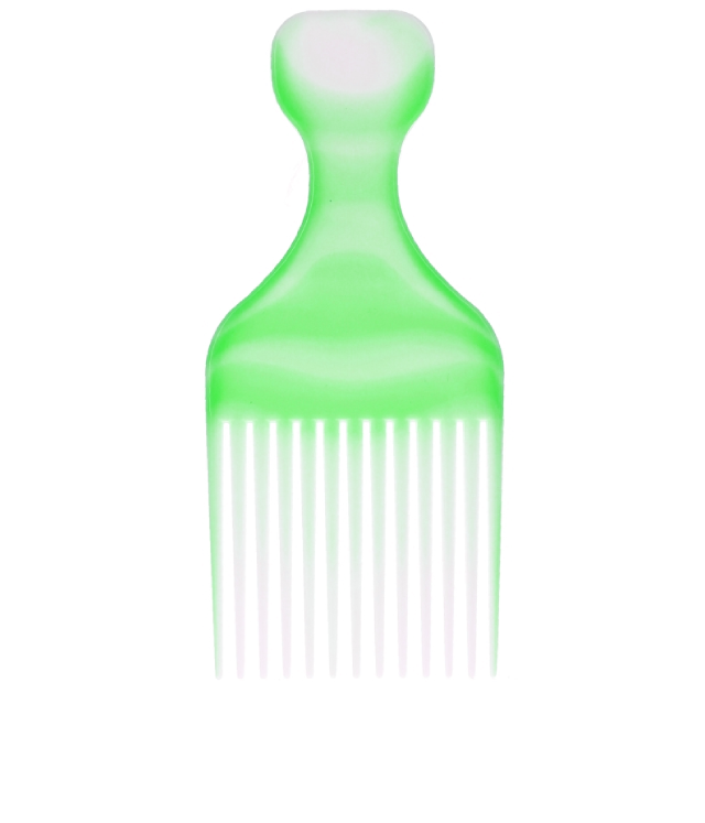 TOP CHOICE AFRO PICK – grzebień do włosów kręconych zielony