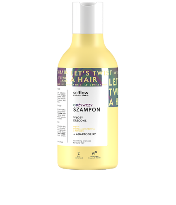 VIS PLANTIS SO!FLOW - mocny, oczyszczający szampon odżywczy do włosów kręconych dodający objętości