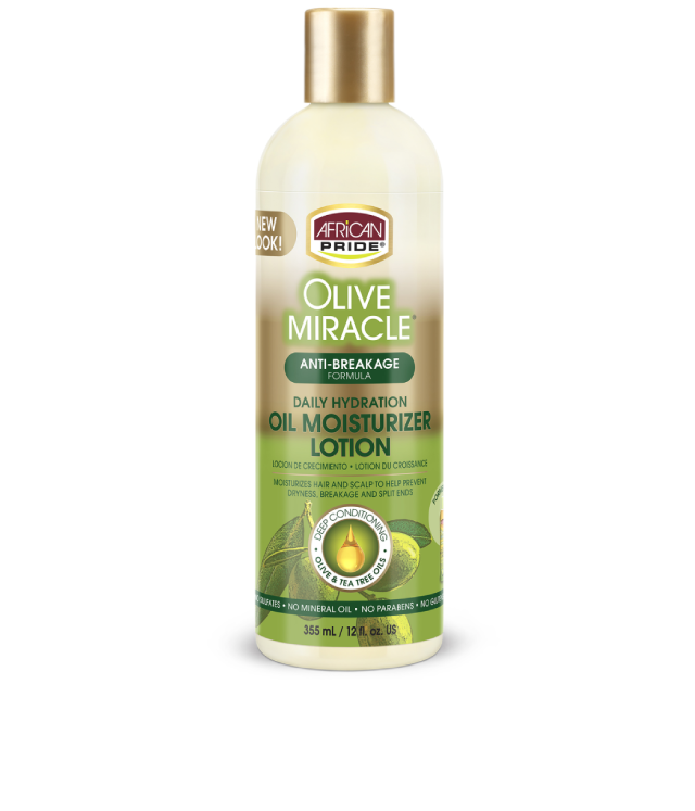 AFRICAN PRIDE OLIVE MIRACLE OIL MOISTURIZER LOTION 355ml