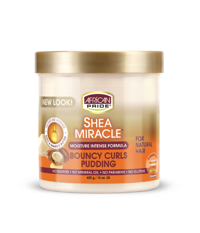 AFRICAN PRIDE SHEA MIRACLE BOUNCY CURLS PUDDING 425g