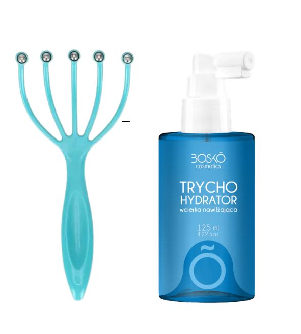 BOSKO TRYCHOHYDRATOR - Wcierka nawilżająca + MASAŻER GRATIS