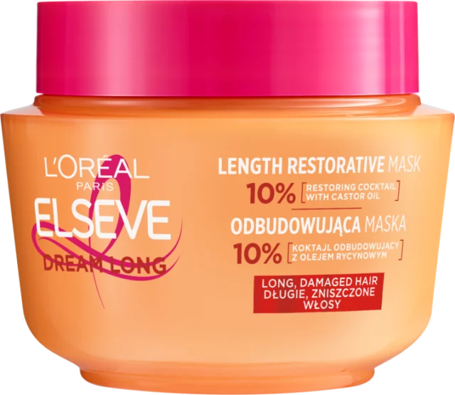 L'OREAL PARIS ELSEVE Dream Long Maska odbudowująca do włosów długich i zniszczonych 300ml