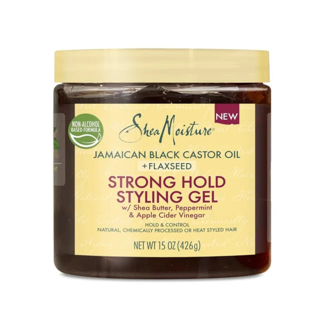 SheaMoisture Jamaican Black Castor Oil Strong Hold Styling Gel - Mocny żel do loków i fal 431 ml
