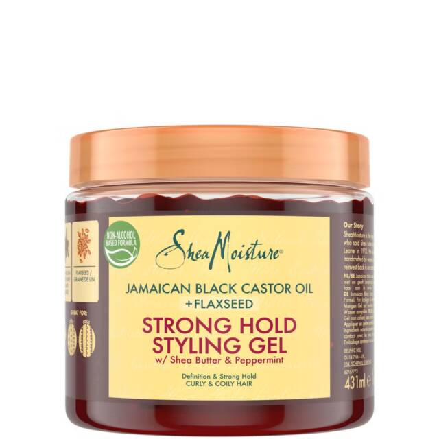 SheaMoisture Jamaican Black Castor Oil Strong Hold Styling Gel - Mocny żel do loków i fal 431 ml