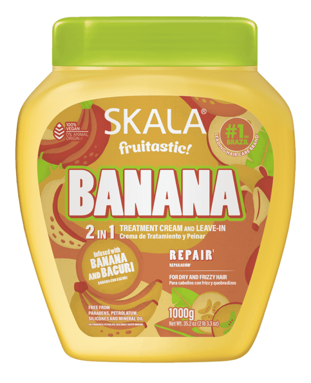 SKALA BANANA 2 in 1 Treatment Cream and Leave-In - REGENERUJĄCY KREM DO WŁOSÓW