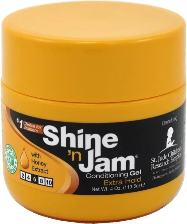 Ampro Shine n' Jam Conditioning Gel Extra Hold - Mocny żel do fal i loków 113 g
