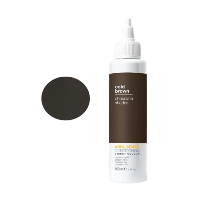 MILK SHAKE Cold Brown Direct Colour Toner - Odżywka koloryzująca do włosów ZIMNY BRĄZ