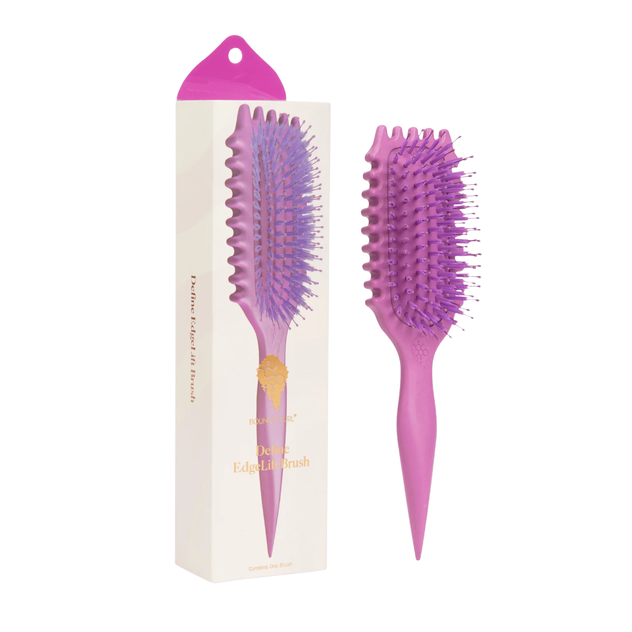 BOUNCE CURL Define EdgeLift Brush - szczotka do stylizacji włosów kręconych, loków, fal JELLY