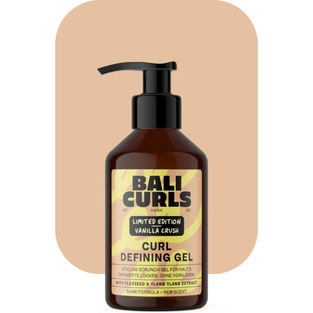 BALI CURLS CURL DEFINING GEL LIMITED EDITION - Żel do stylizacji włosów kręconych VANILLA CRUSH 150 ml