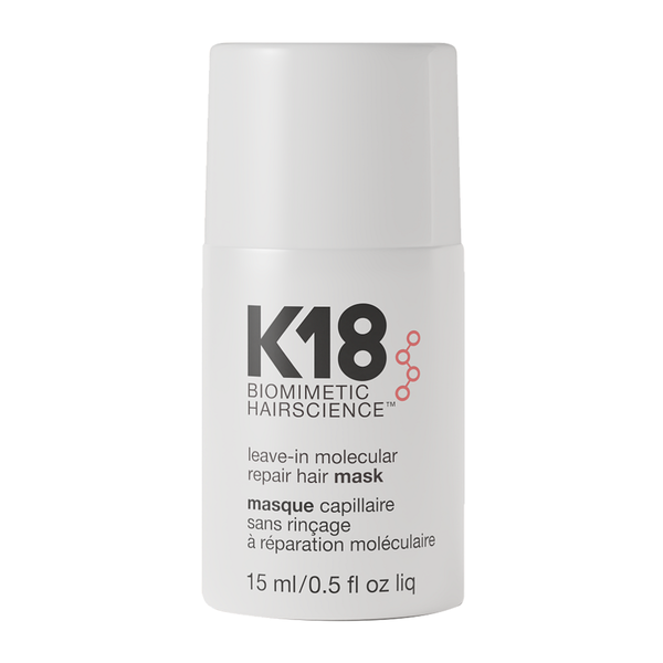 K18 molekularna maska regenerująca do włosów bez spłukiwania, 15 ml
