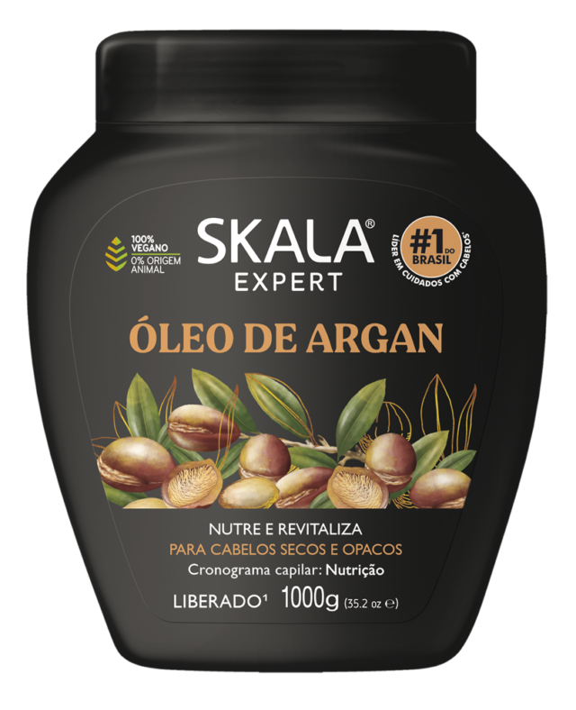 SKALA EXPERT CREME DE TRATAMENTO Óleo de Argan - GŁĘBOKO REGENERUJĄCA MASKA DO WŁOSÓW 1000g