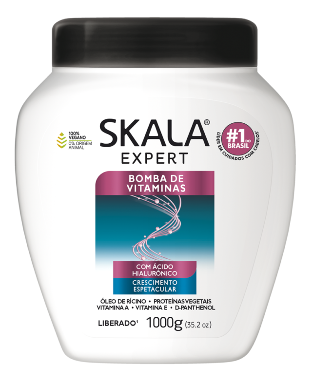 SKALA EXPERT BOMBA DE VITAMINAS - MOCNO NAWILŻAJĄCA MASKA DO WŁOSÓW 1000g
